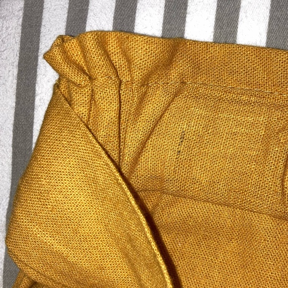 ✨3/15 Arabella Mustard Yellow paper sack skirt size small - Picture 6 of 12